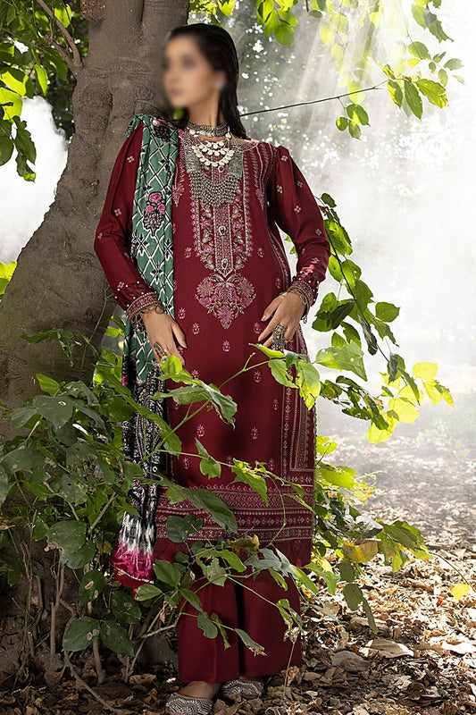 Mirk Embroidered Dhanak Collection 2023  - HC - Design 02