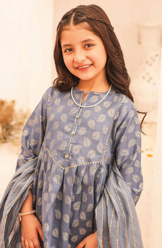 Ronaq Fancy Jacquard Stitched Collection - Design 02 (K) Grey