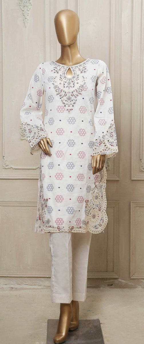 Design 02 Bin Saeed Jacquard 2pcs Embroidered Collection Vol 02