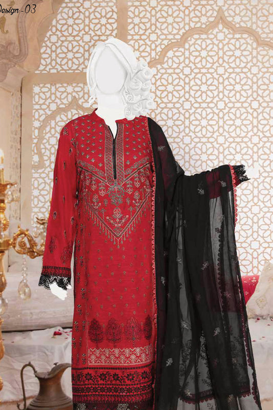 Zahra Premium Embroidered Karandi Collection 2023 - Design 03