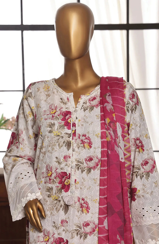 SADABAHAR Printkari Print Over Chikankari Collection 2024 - Design 03