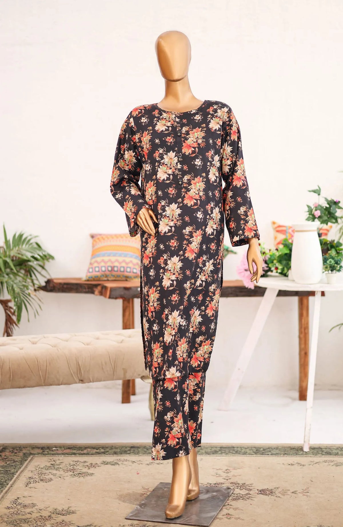 Bin Saeed Cotton Co Ords Collection Vol 01 2024 - Design 03