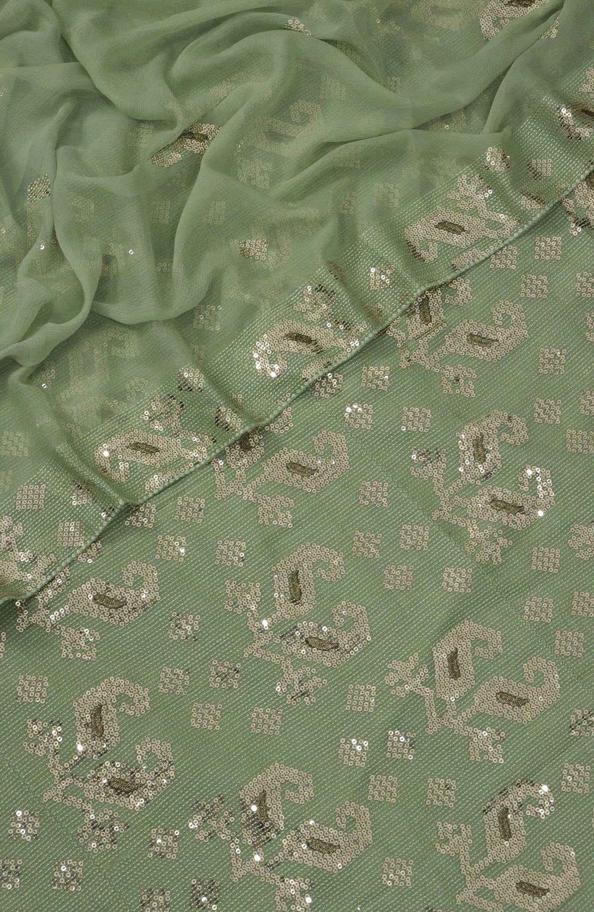 Crinklezza Unstitched Exclusive Chiffon Collection Vol 10 by Amna Khadija - Design 03