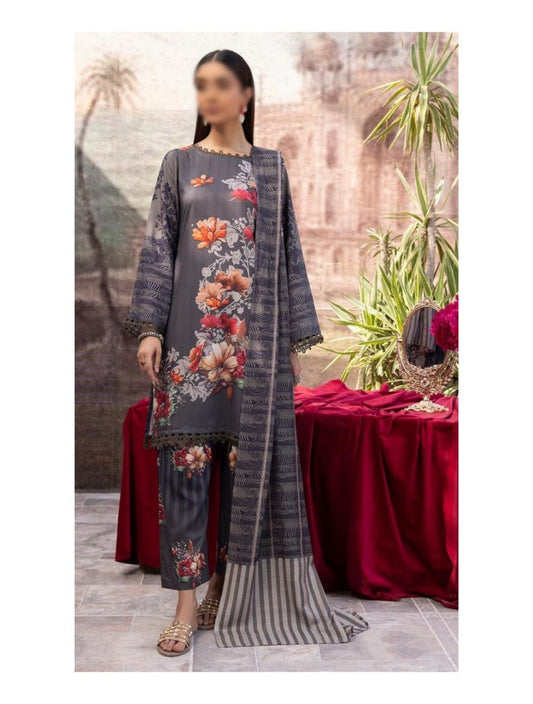 Design 03 Uraan By Zara Meer Printed Doriya Staple Collection Vol 10