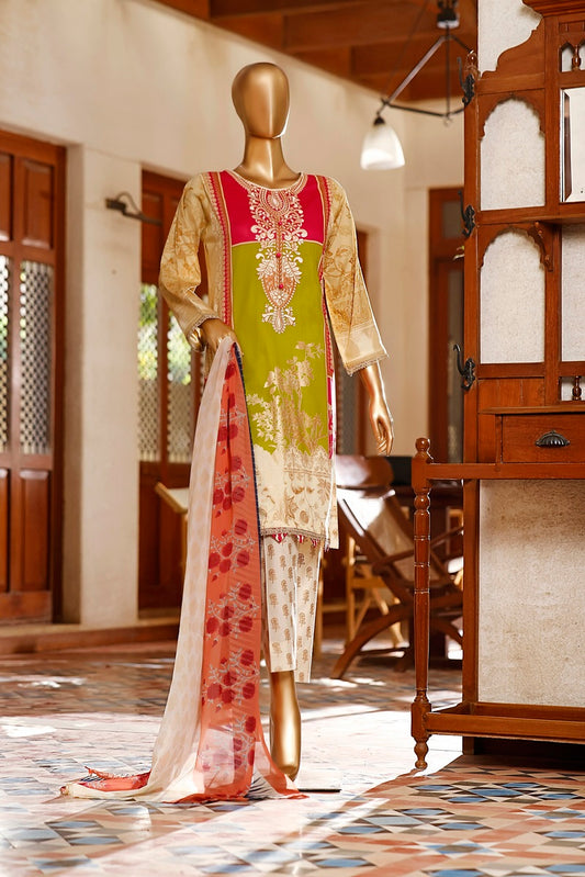 Amna Khadija Diva Embroidered Lawn Vol-03 D-03