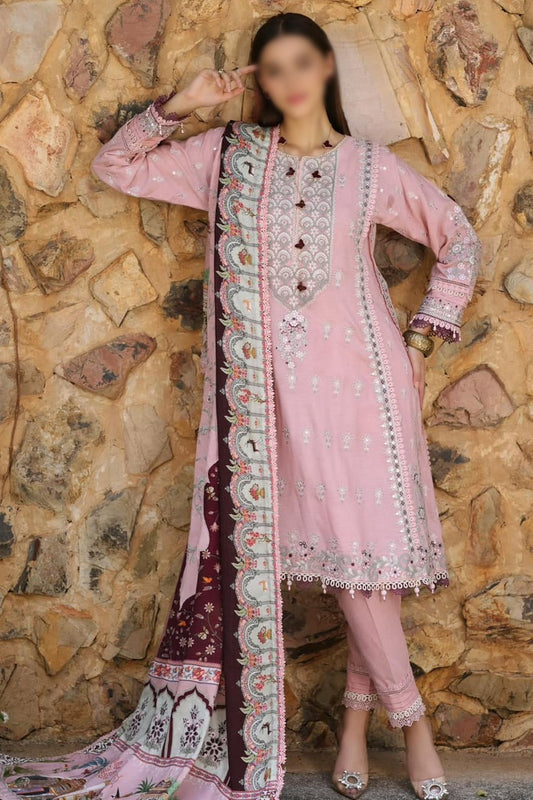 Noor By Saadia Asad Luxury Winter Shawl 2023 - Design 03