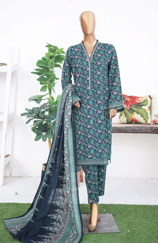 Bin Saeed Khaddar Winter Collection - Design 03