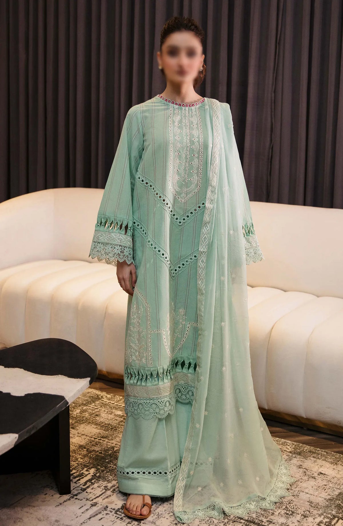 Humdum Vogue Embroidered Lawn Collection 2024 - Design 03