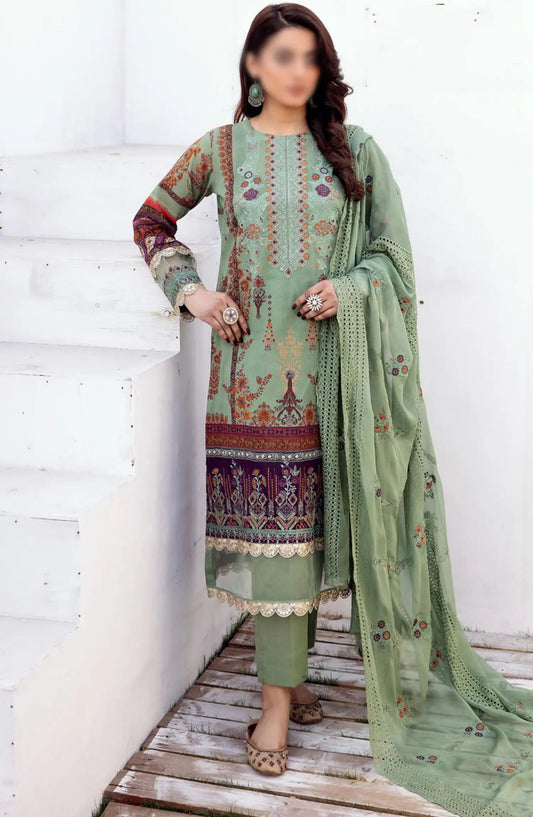 Bunai Printed Swiss Voile Collection 2024 - Design 03