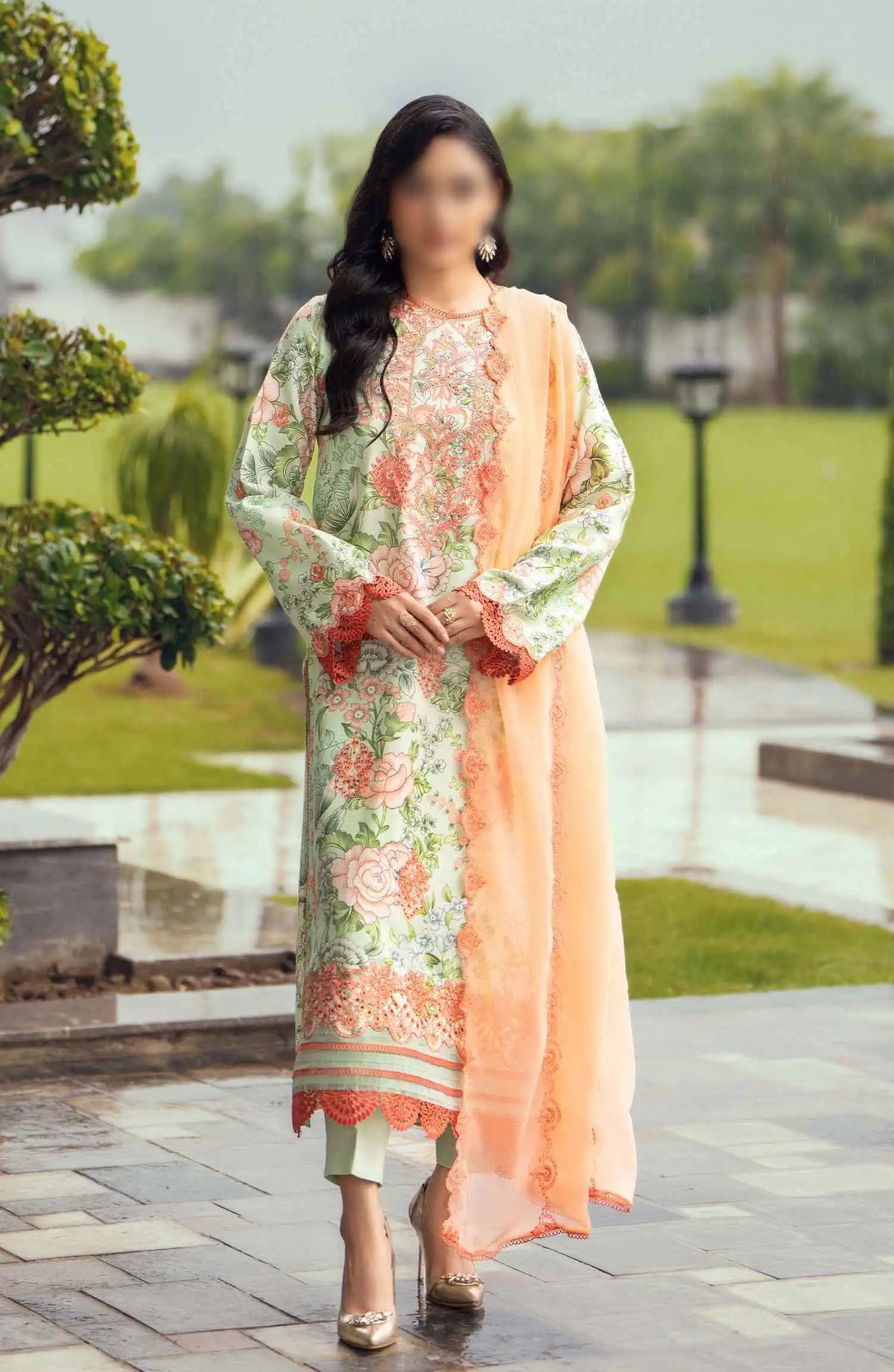 DIVA Embroidered Karandi Collection BY HUMDUM - Design 03
