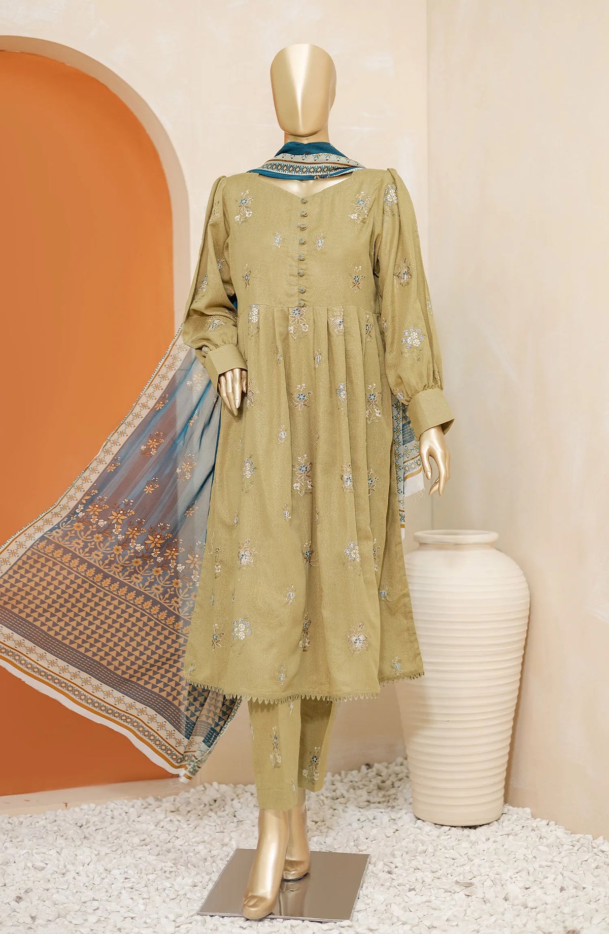 HZ Karandi Lawn Embroidered Limited Edition - Design 03