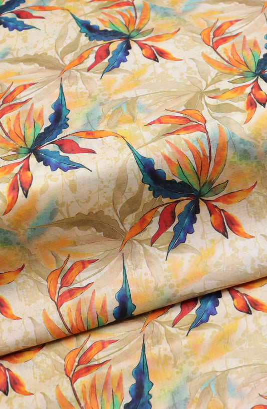 Classic Unstitched 2pcs Digital Printed Lawn Collection Vol-02 By Amna Khadija - Design 03