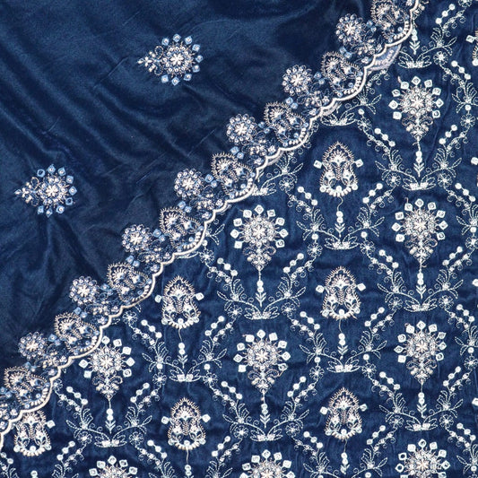 Signature Chapter 05 Unstitched Luxury Embroidered Velvet Series  - Design 04