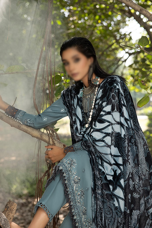 Mirk Embroidered Dhanak Collection 2023  - HC - Design 04