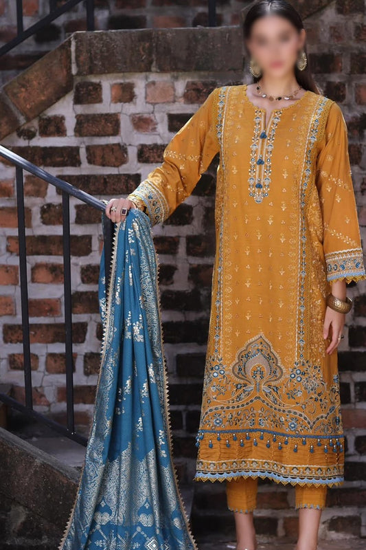 Noor By Saadia Asad Luxury Winter Shawl 2023 - Design 04