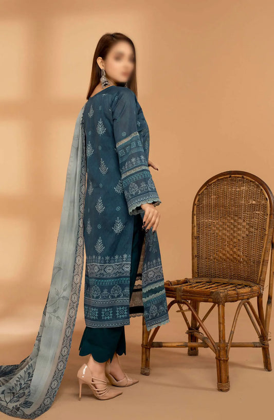 Jasmine Digital Print and Emb Lawn Collection Vol 01 - Design 04