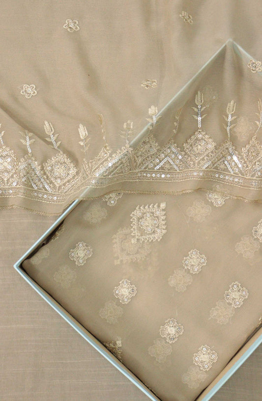 Crinklezza Unstitched Exclusive Chiffon Collection Vol 09 by Amna Khadija - Design 04