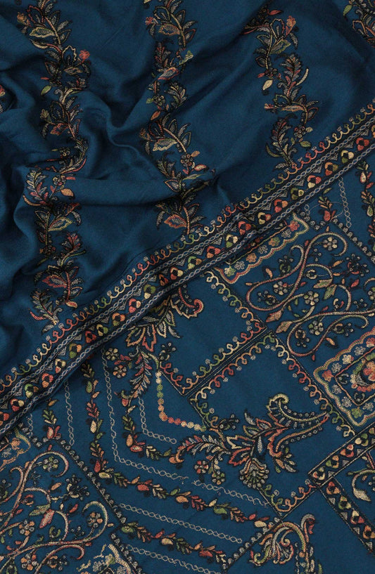 Uspaar Unstitch Embroidered Leather Peach Collection - Design 04