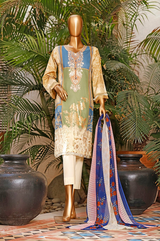 Amna Khadija Diva Embroidered Lawn Vol-03 D-04