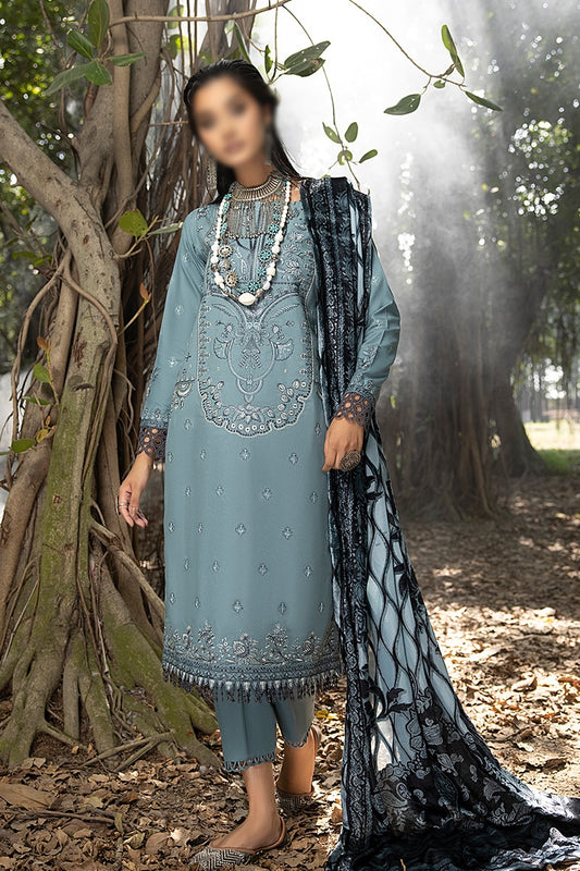 Mirk Embroidered Dhanak Collection 2023  - HC - Design 04