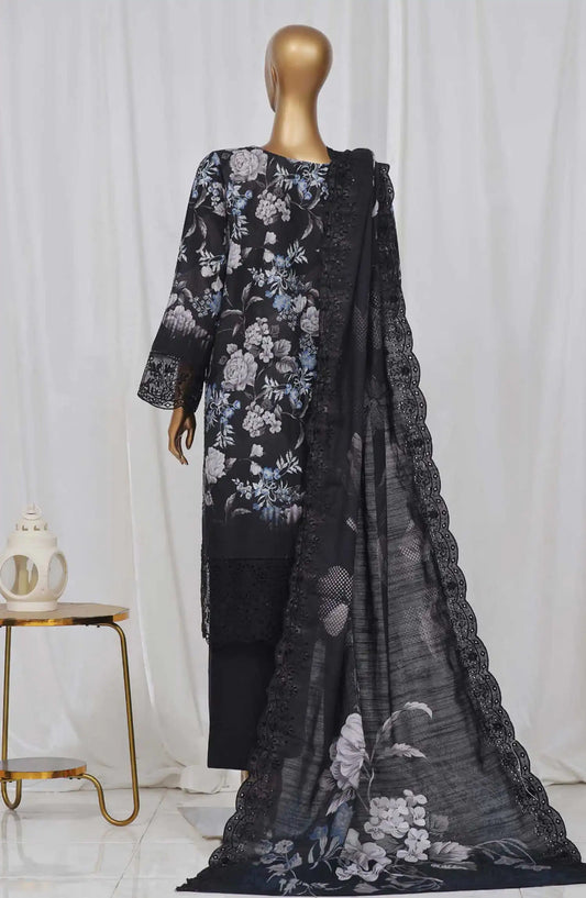 Sadabahar Laser Cutwork Chikankari Embroidered Dupatta Vol 02 - Design 04