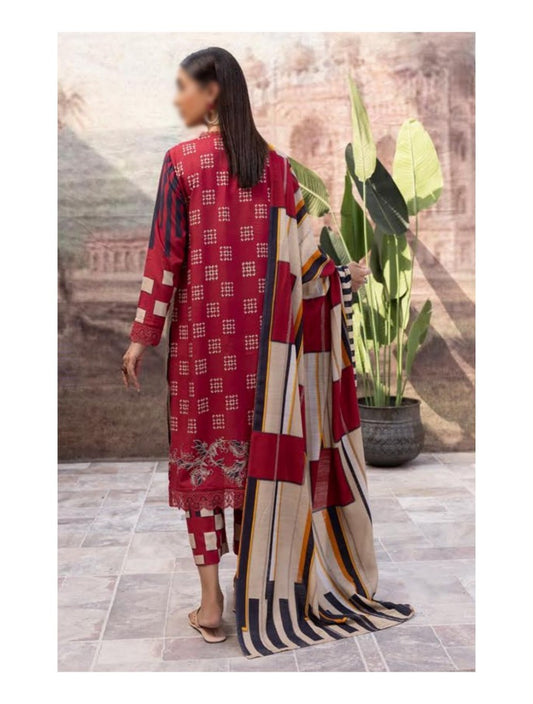 Design 04 Uraan By Zara Meer Printed Doriya Staple Collection Vol 10
