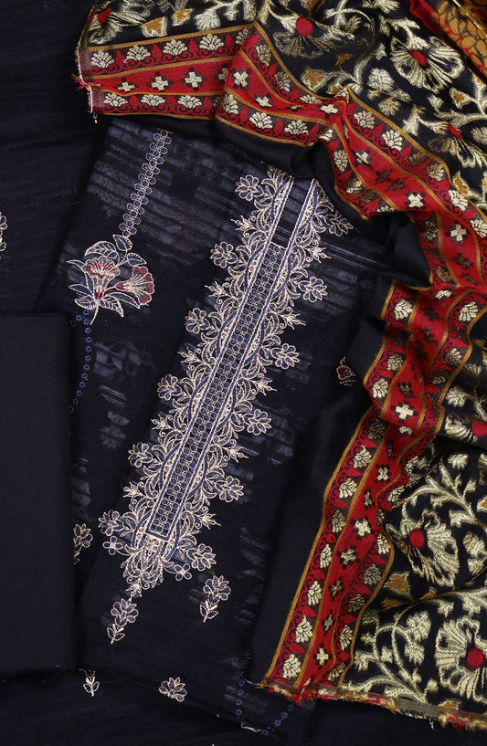 Bana Dora by Amna Khadija Embroidered Lawn Unstitched 3 Piece - D-04 - AM25BDV3 - Yellow - Summer Collection