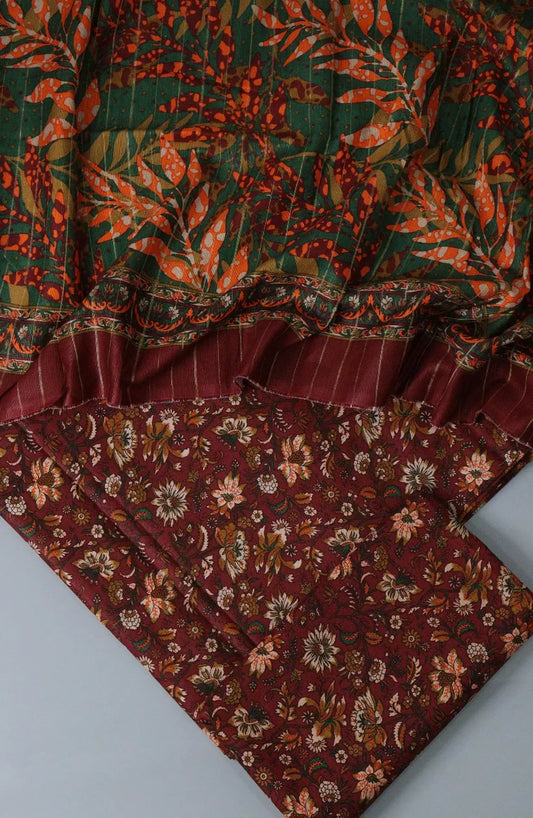 Bin Saeed Unstitch Digital Printed Khaddar Collection - Design 04