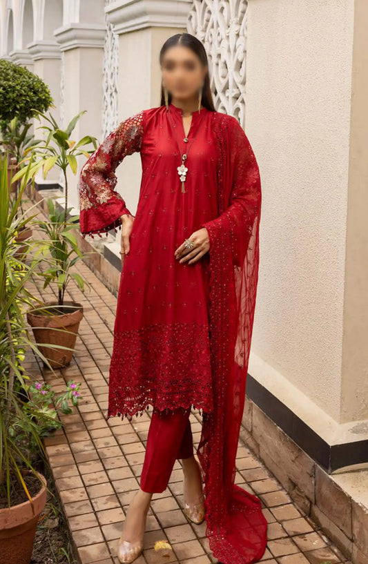 Mahees Exclusive Sequence Chikankari Lawn Collection 2024 - Design 04