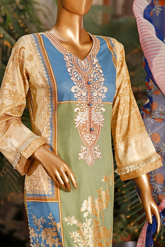 Amna Khadija Diva Embroidered Lawn Vol-03 D-04