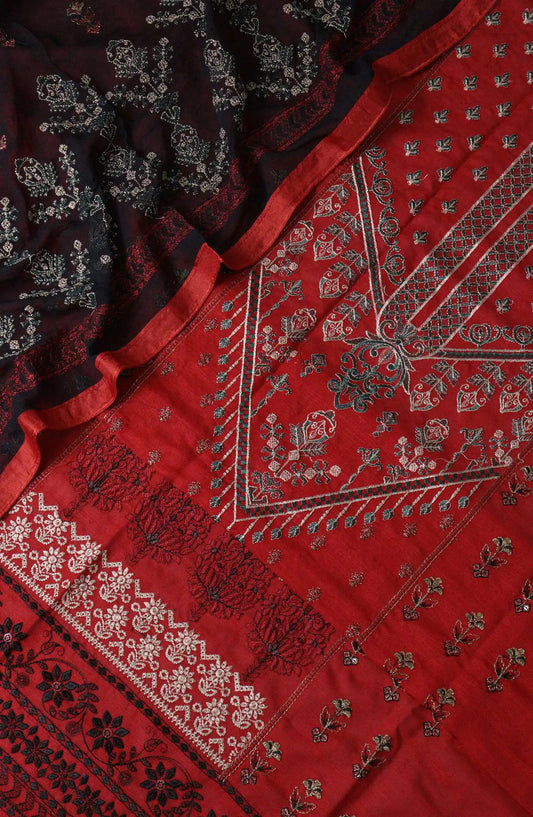 Zahra Premium Karandi Embroidered Collection-DESIGN-04