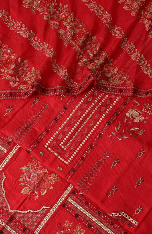 Mun Kay Moti Embroidered Italian Viscose Collection-Design 04