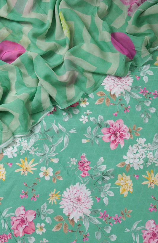 Wintry Wonders unstitch Dobby Khaddar Digital Printed Collection - Design 05