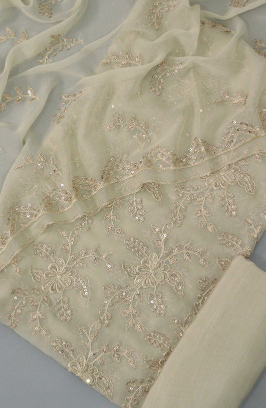 Crinklezza Unstitched Exclusive Chiffon Collection Vol 08 by Amna Khadija - Design 05