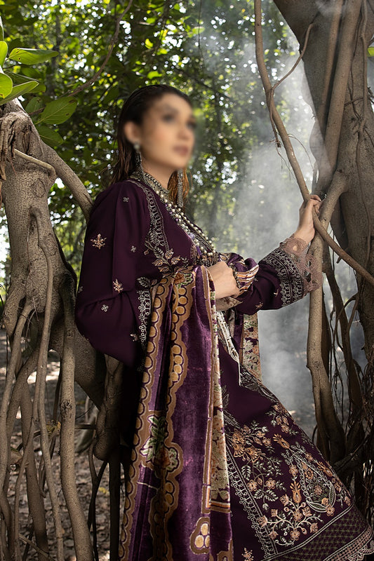 Mirk Embroidered Dhanak Collection 2023  - HC - Design 05