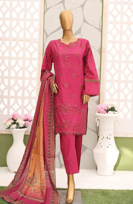 Bin Saeed Khaddar Winter Embroidered Collection - Design 05