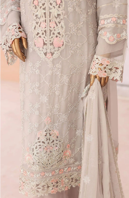 Bin Saeed Gira Chiffon Embroidered Collection Vol 02 - Design 05