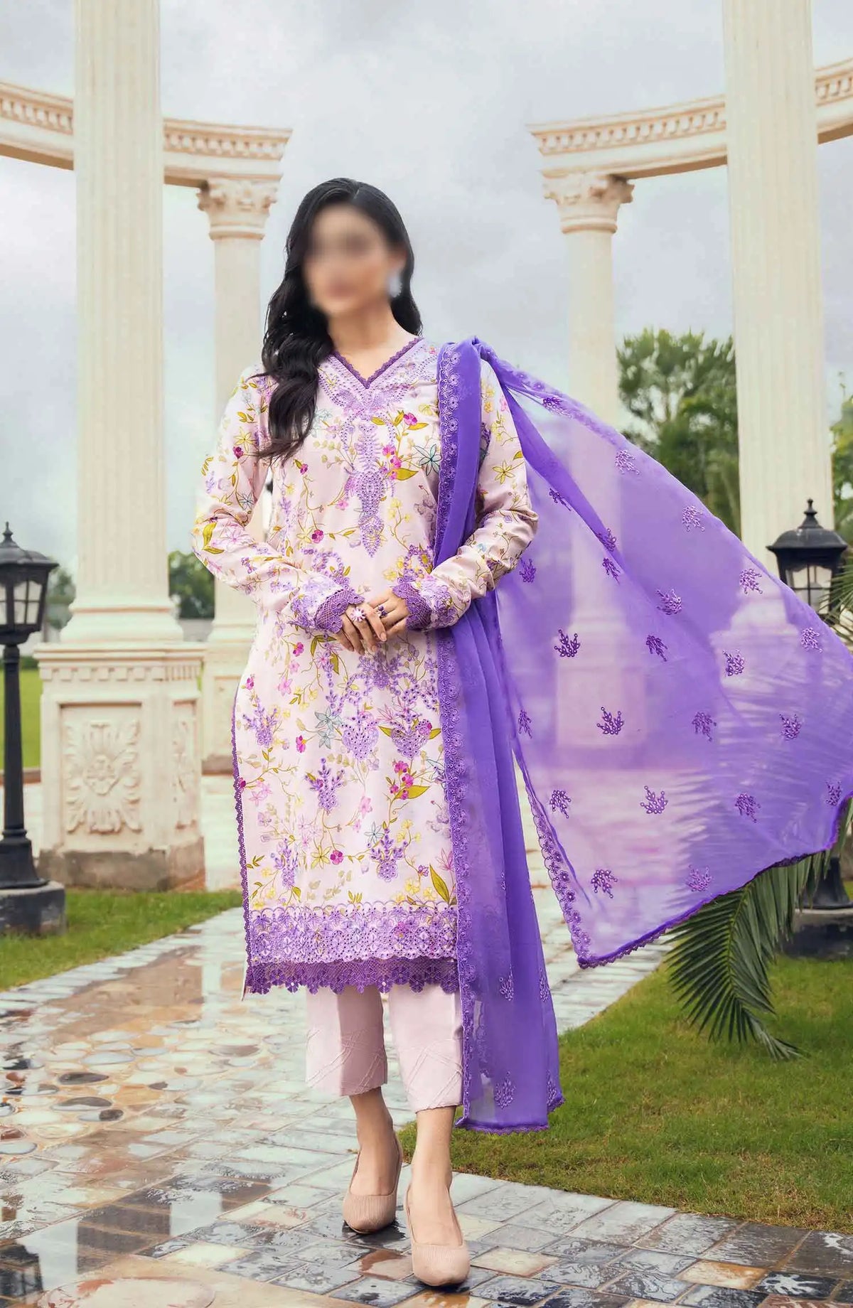 DIVA Embroidered Karandi Collection BY HUMDUM - Design 05