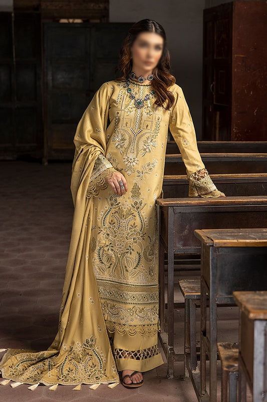 Vasal Embroidered Peach Leather Collection 2023 - HC - Design 05