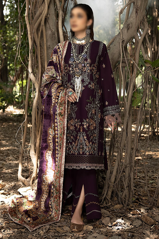 Mirk Embroidered Dhanak Collection 2023  - HC - Design 05