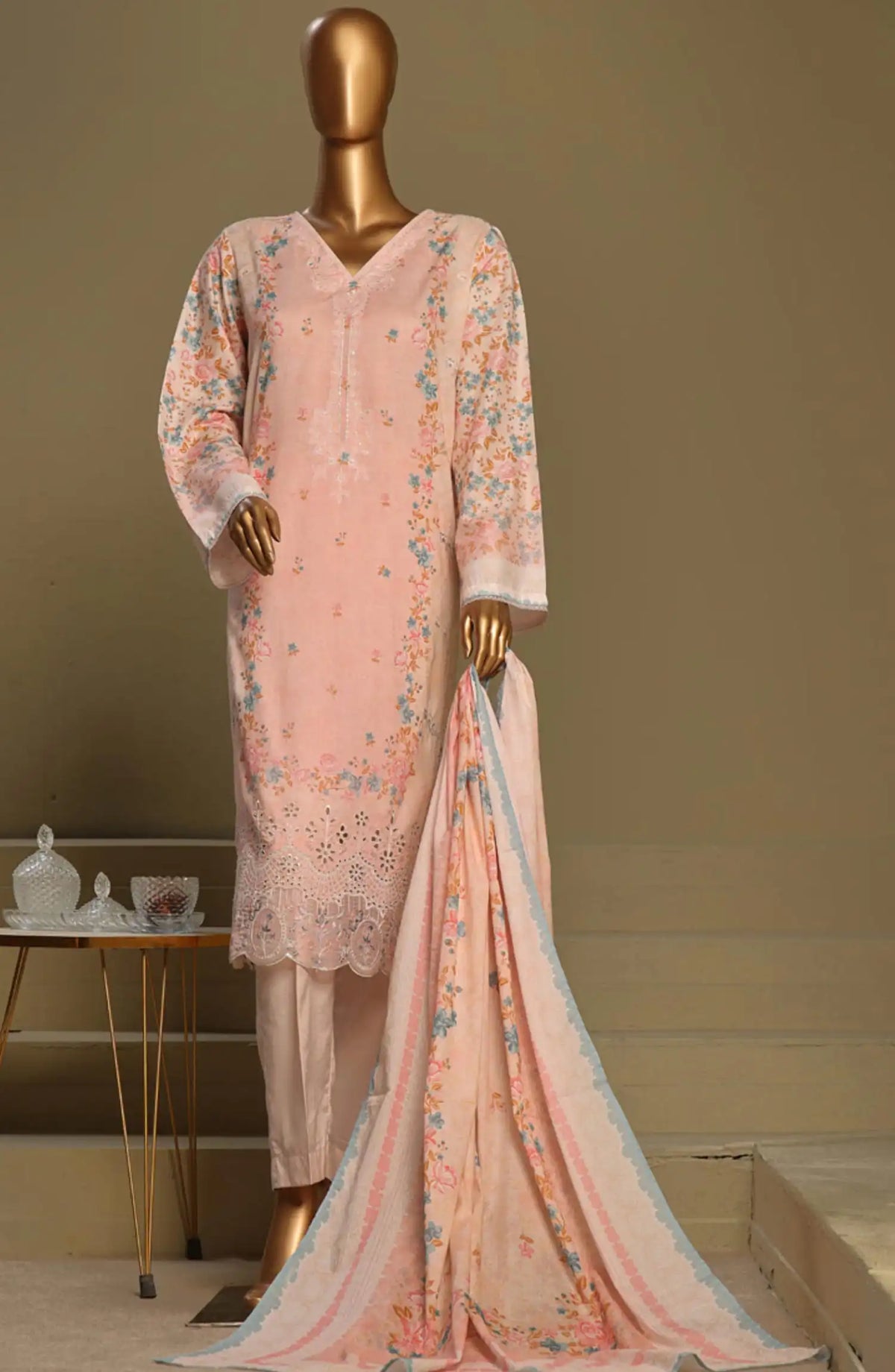 BIN SAEED Exclusive Cotton Chikankari 3 Piece Vol 1 - Design 05