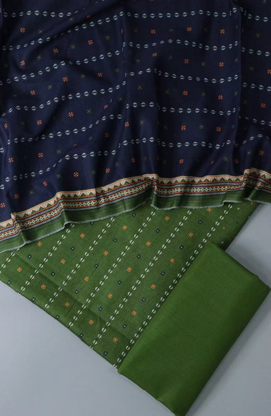 Bin Saeed Unstitch Digital Printed Khaddar Collection - Design 05