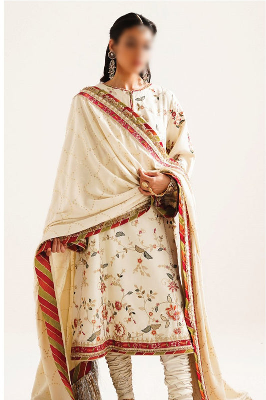 Zara Shahjahan Winter Shawl Collection 2023 - Design 05
