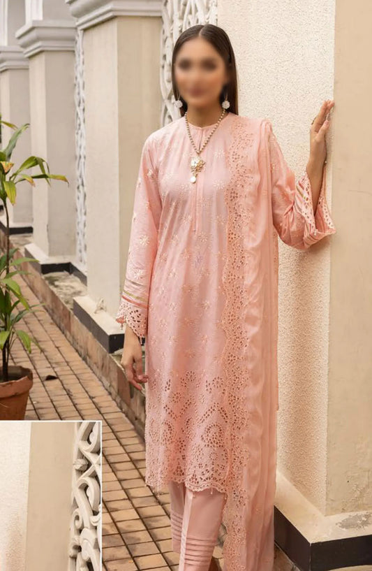 Mahees Exclusive Sequence Chikankari Lawn Collection 2024 - Design 05