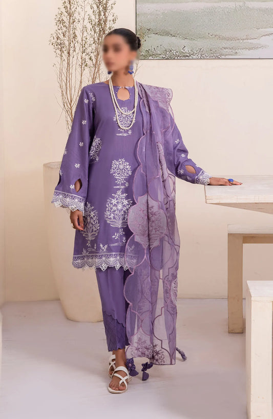 Arzu Unstitched Luxury Lawn Collection 2024 By Humdum - Design 05