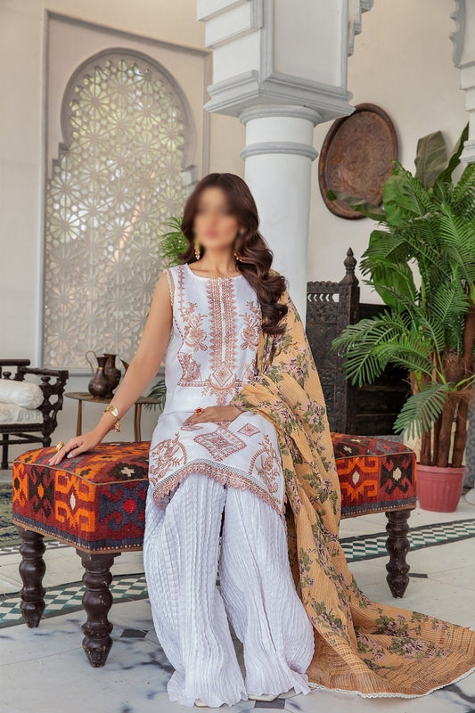 Design 05 Sifaal Embroidered Lawn Collection By Sanam Saeed