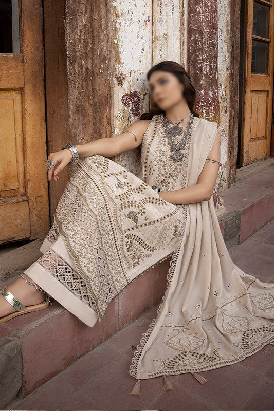 Vasal Embroidered Peach Leather Collection 2023 - HC - Design 06