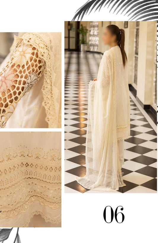 Mahees Exclusive Sequence Chikankari Lawn Collection 2024 - Design 06