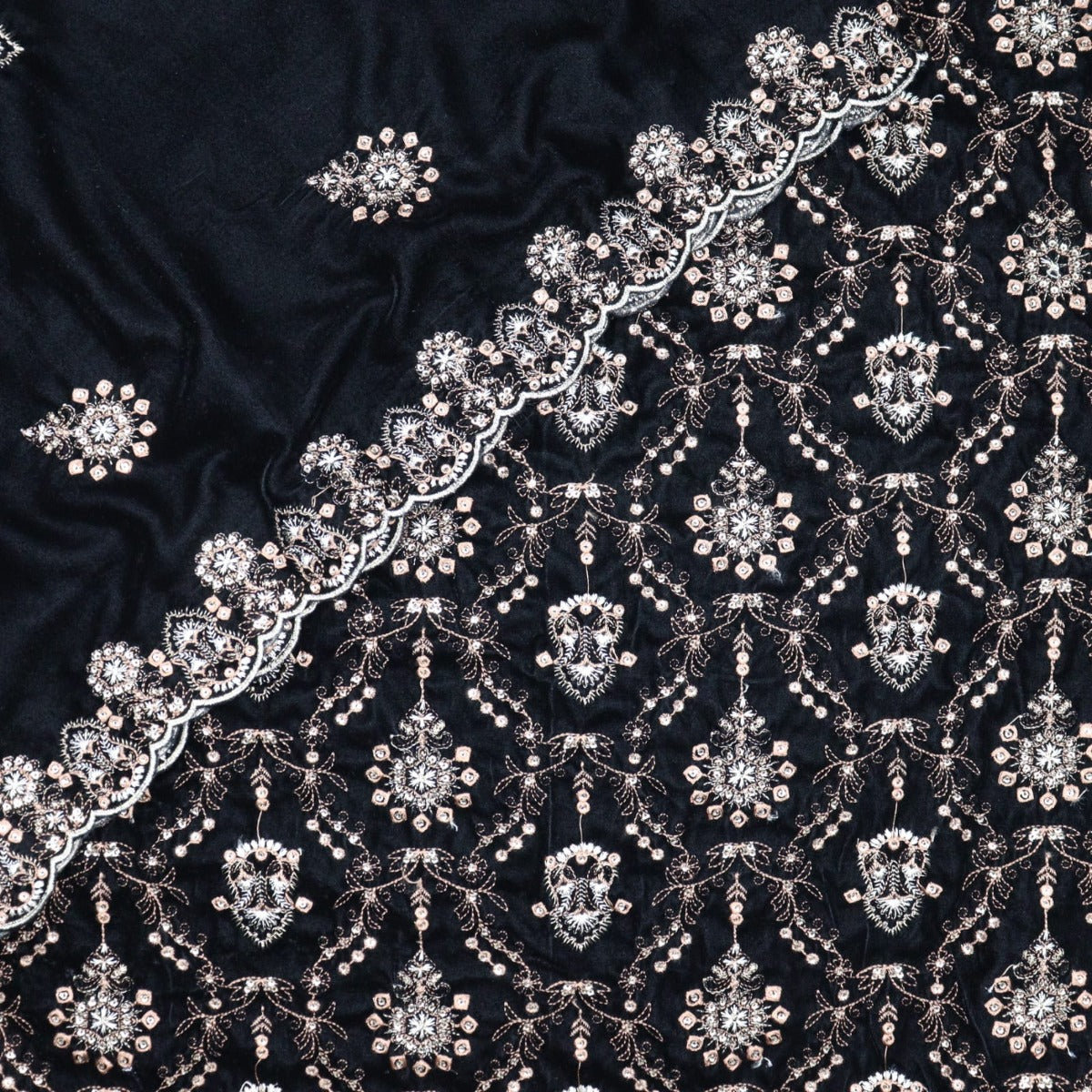 Signature Chapter 05 Unstitched Luxury Embroidered Velvet Series  - Design 06