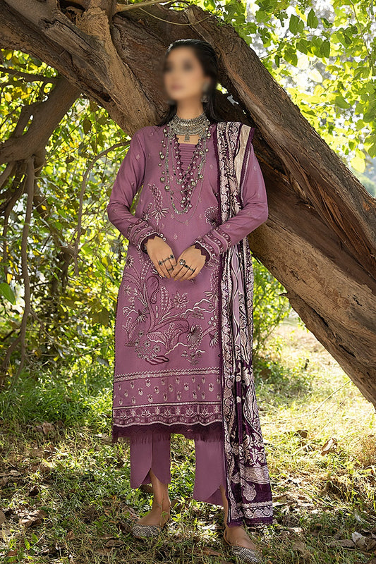 Mirk Embroidered Dhanak Collection 2023  - HC - Design 06